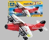 Briques de jouet pour la fabrication d'avion ou de hors-bord (81 pièces)